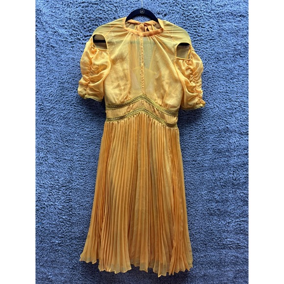 strapless open back dress Maya Pleated Silk Dress main image 1